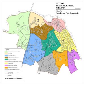 Map of Small Area Plan Boundaries